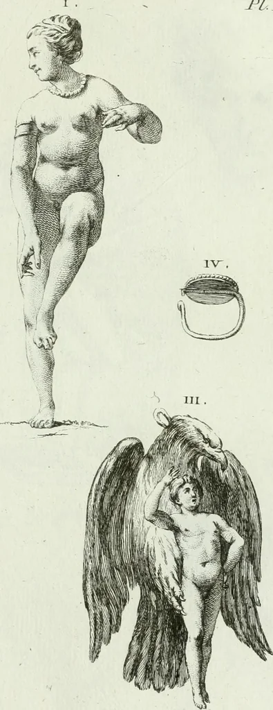 An illustration from Recueil d'antiquités egyptiennes, etrusques, grecques et romaines, 1756, leaf 584