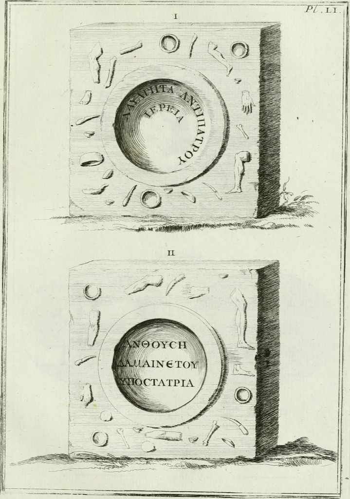 An illustration from Recueil d'antiquités egyptiennes, etrusques, grecques et romaines, 1756, leaf 592