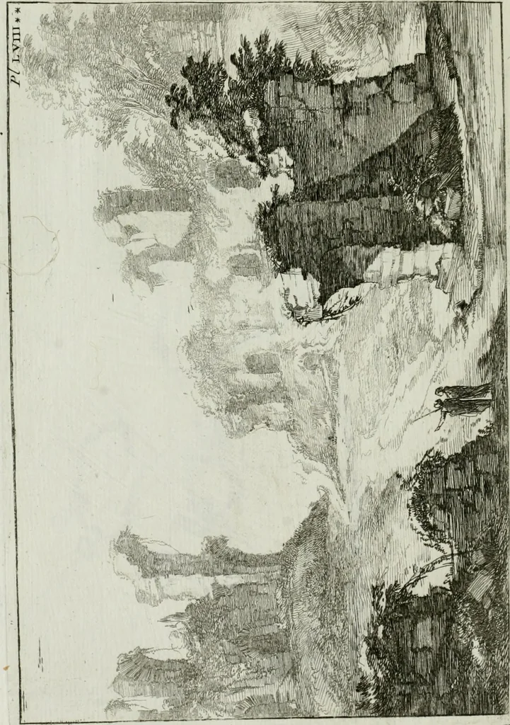 An illustration from Recueil d'antiquités egyptiennes, etrusques, grecques et romaines, 1756, leaf 611