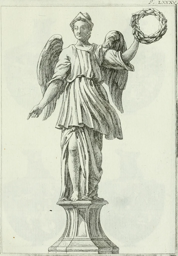 An illustration from Recueil d'antiquités egyptiennes, etrusques, grecques et romaines, 1756, leaf 664