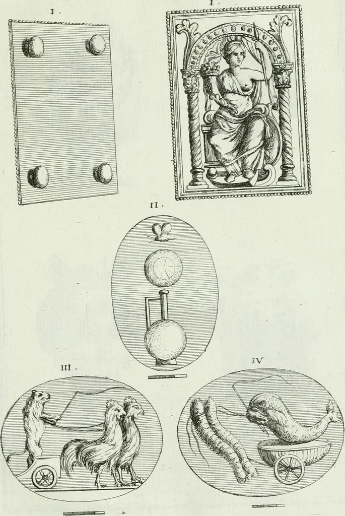 An illustration from Recueil d'antiquités egyptiennes, etrusques, grecques et romaines, 1756, leaf 674