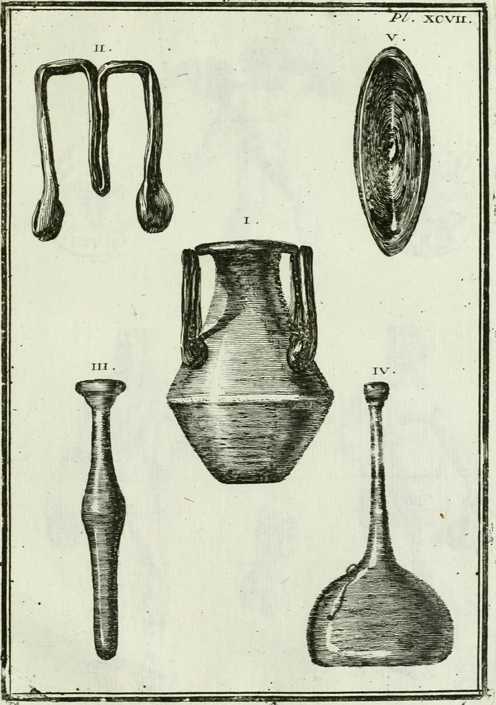 An illustration from Recueil d'antiquités egyptiennes, etrusques, grecques et romaines, 1756, leaf 688