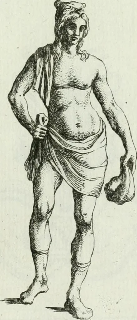 An illustration from Recueil d'antiquités egyptiennes, etrusques, grecques et romaines, 1756, leaf 690