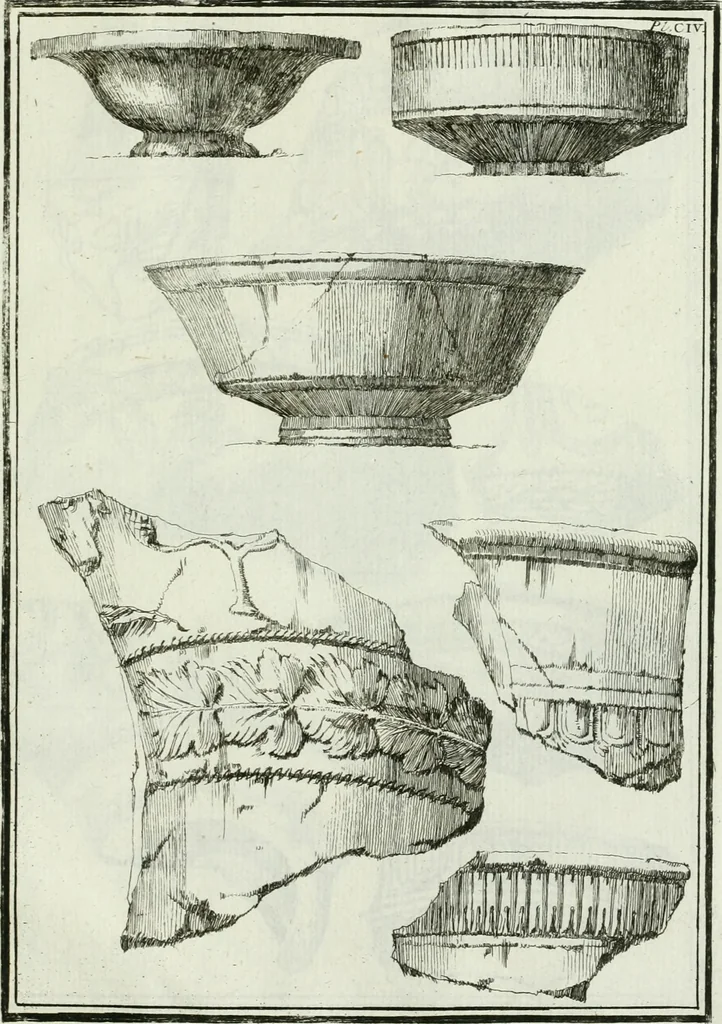 An illustration from Recueil d'antiquités egyptiennes, etrusques, grecques et romaines, 1756, leaf 702