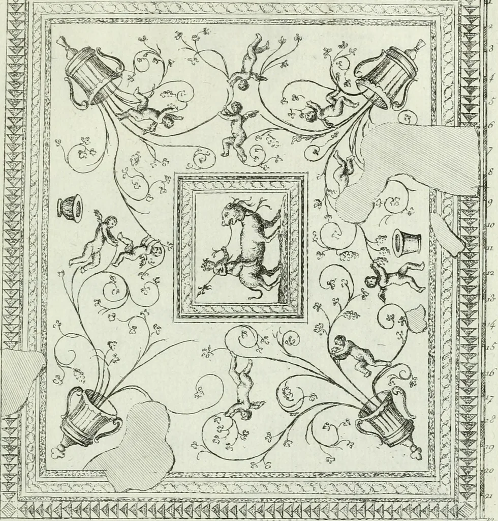 An illustration from Recueil d'antiquités egyptiennes, etrusques, grecques et romaines, 1756, leaf 708