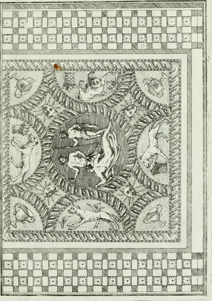An illustration from Recueil d'antiquités egyptiennes, etrusques, grecques et romaines, 1756, leaf 738