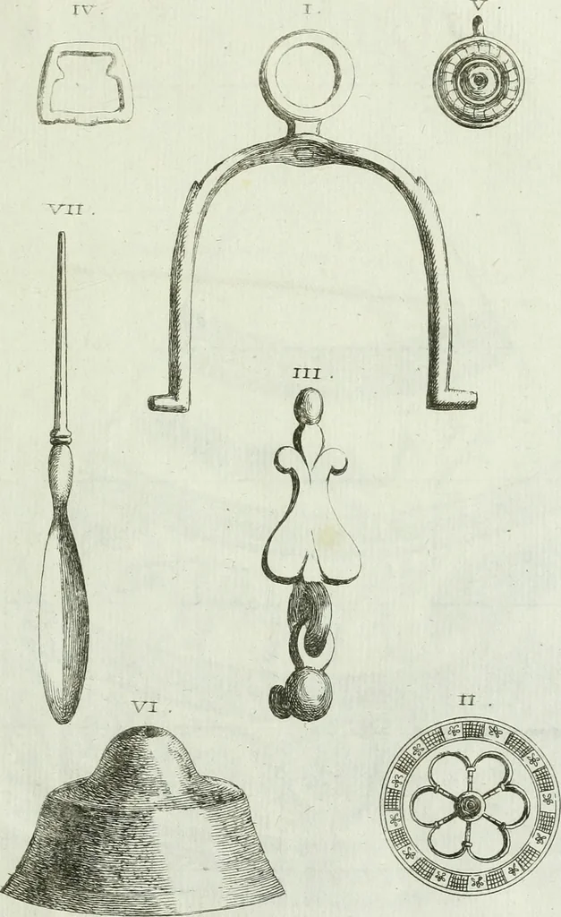 An illustration from Recueil d'antiquités egyptiennes, etrusques, grecques et romaines, 1756, leaf 744