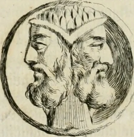 An illustration from Recueil d'antiquités egyptiennes, etrusques, grecques et romaines, 1756, leaf 159
