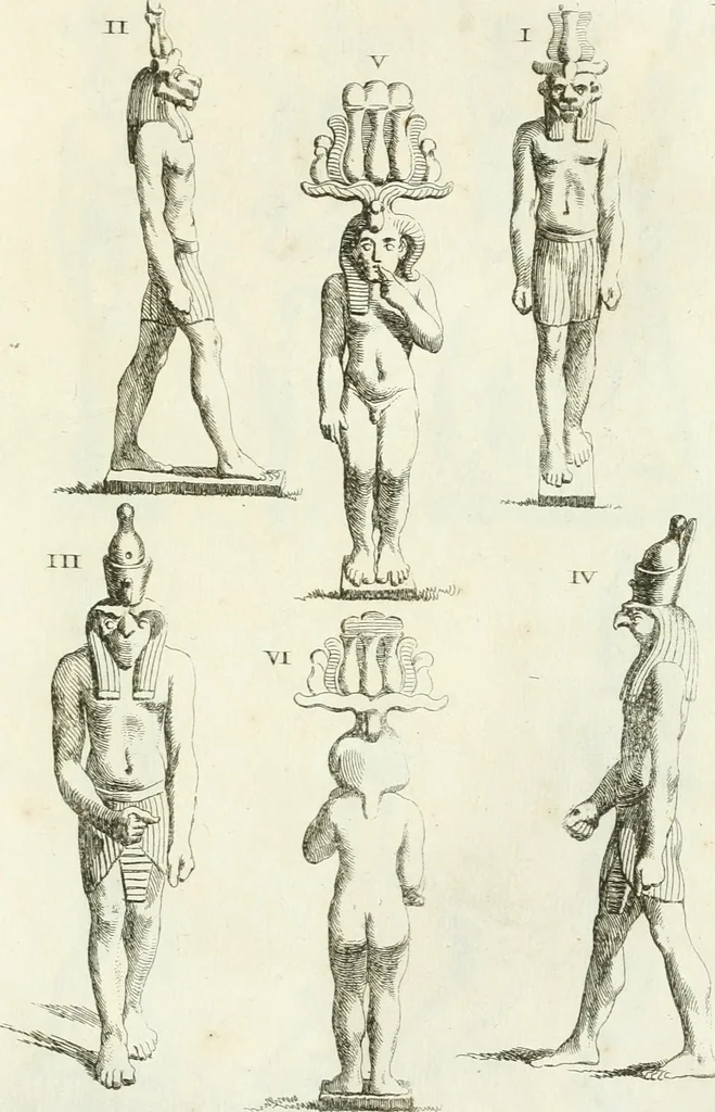 An illustration from Recueil d'antiquités egyptiennes, etrusques, grecques et romaines, 1756, leaf 454
