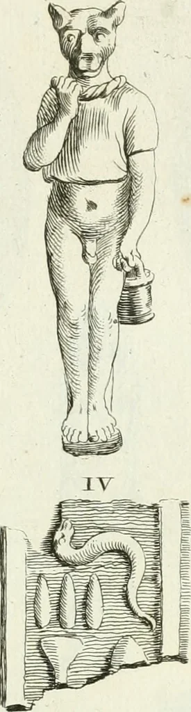 An illustration from Recueil d'antiquités egyptiennes, etrusques, grecques et romaines, 1756, leaf 462