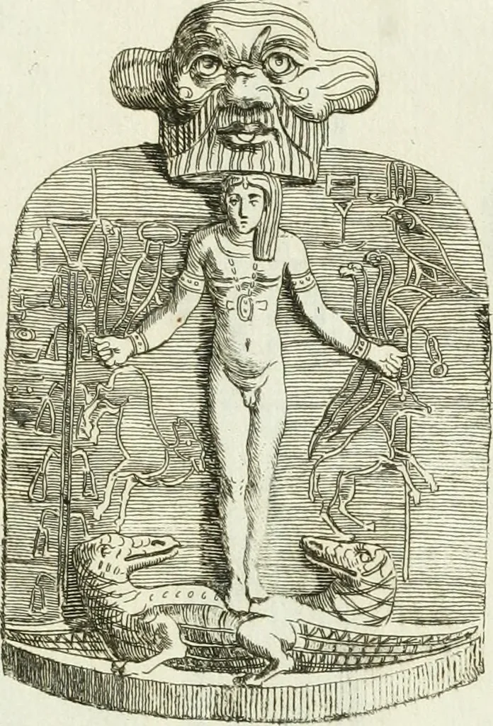 An illustration from Recueil d'antiquités egyptiennes, etrusques, grecques et romaines, 1756, leaf 474