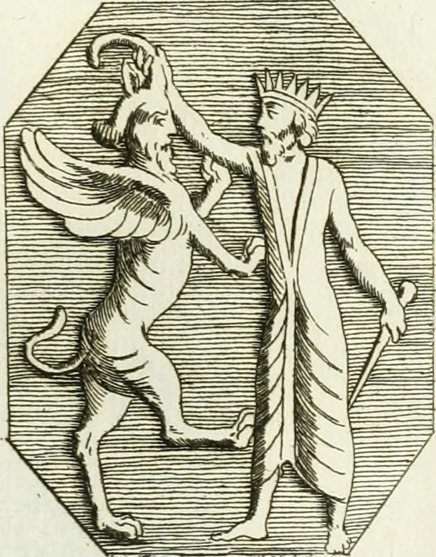 An illustration from Recueil d'antiquités egyptiennes, etrusques, grecques et romaines, 1756, leaf 486