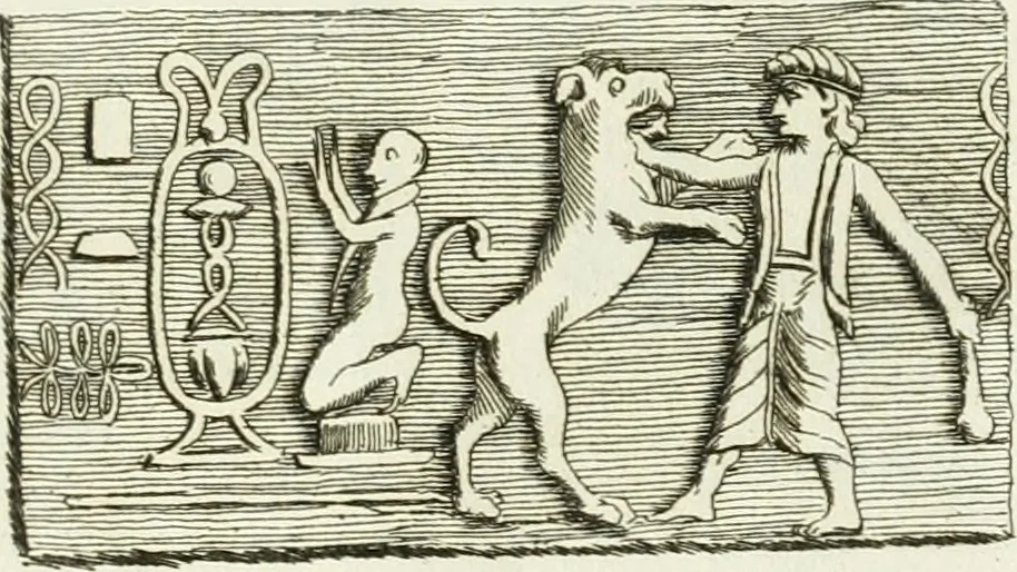 An illustration from Recueil d'antiquités egyptiennes, etrusques, grecques et romaines, 1756, leaf 488