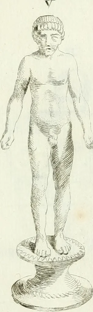 An illustration from Recueil d'antiquités egyptiennes, etrusques, grecques et romaines, 1756, leaf 492