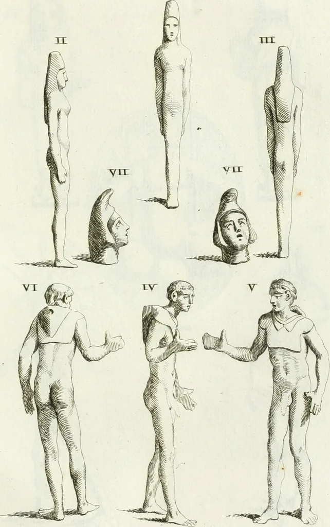 An illustration from Recueil d'antiquités egyptiennes, etrusques, grecques et romaines, 1756, leaf 498