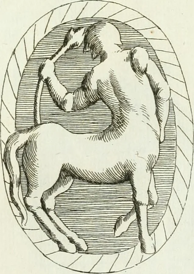 An illustration from Recueil d'antiquités egyptiennes, etrusques, grecques et romaines, 1756, leaf 502