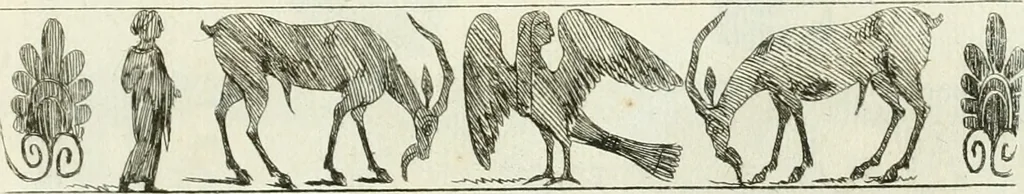 An illustration from Recueil d'antiquités egyptiennes, etrusques, grecques et romaines, 1756, leaf 522