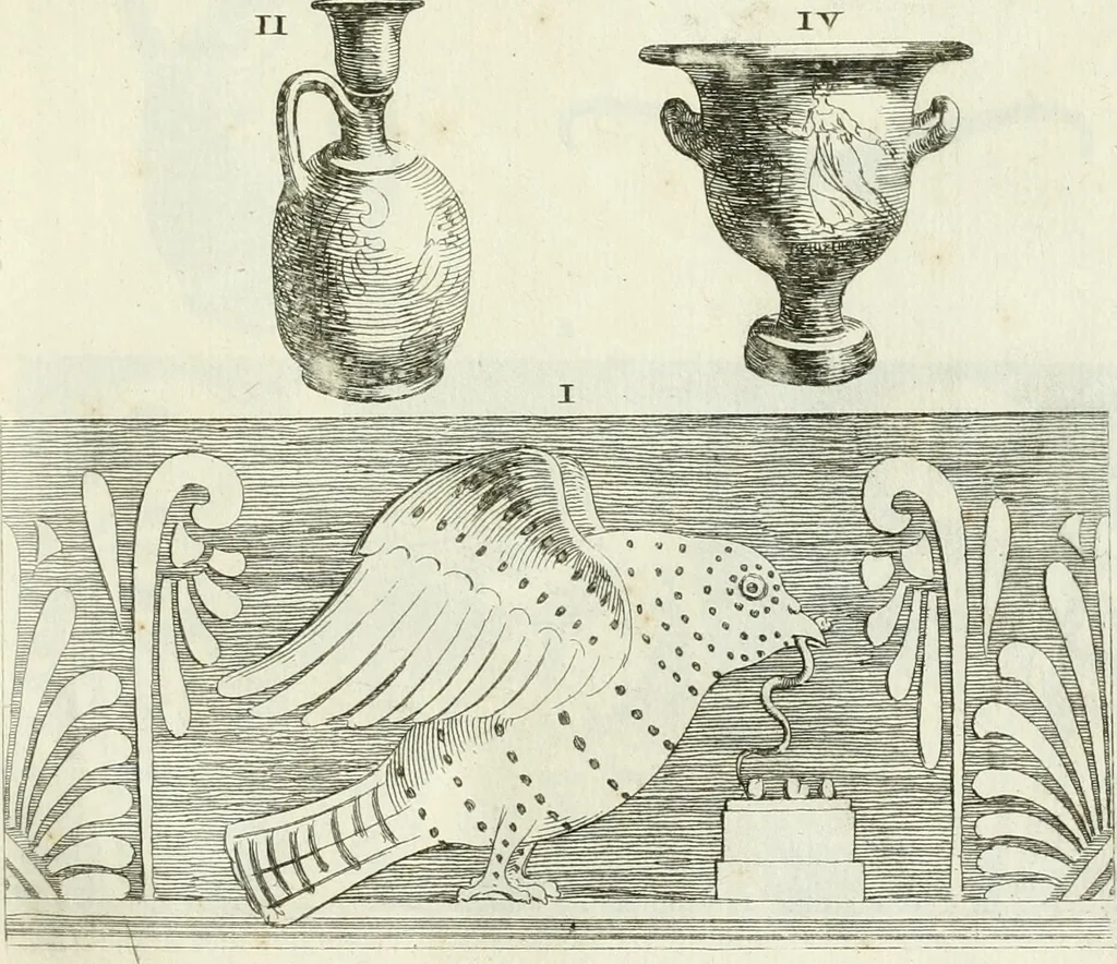 An illustration from Recueil d'antiquités egyptiennes, etrusques, grecques et romaines, 1756, leaf 524