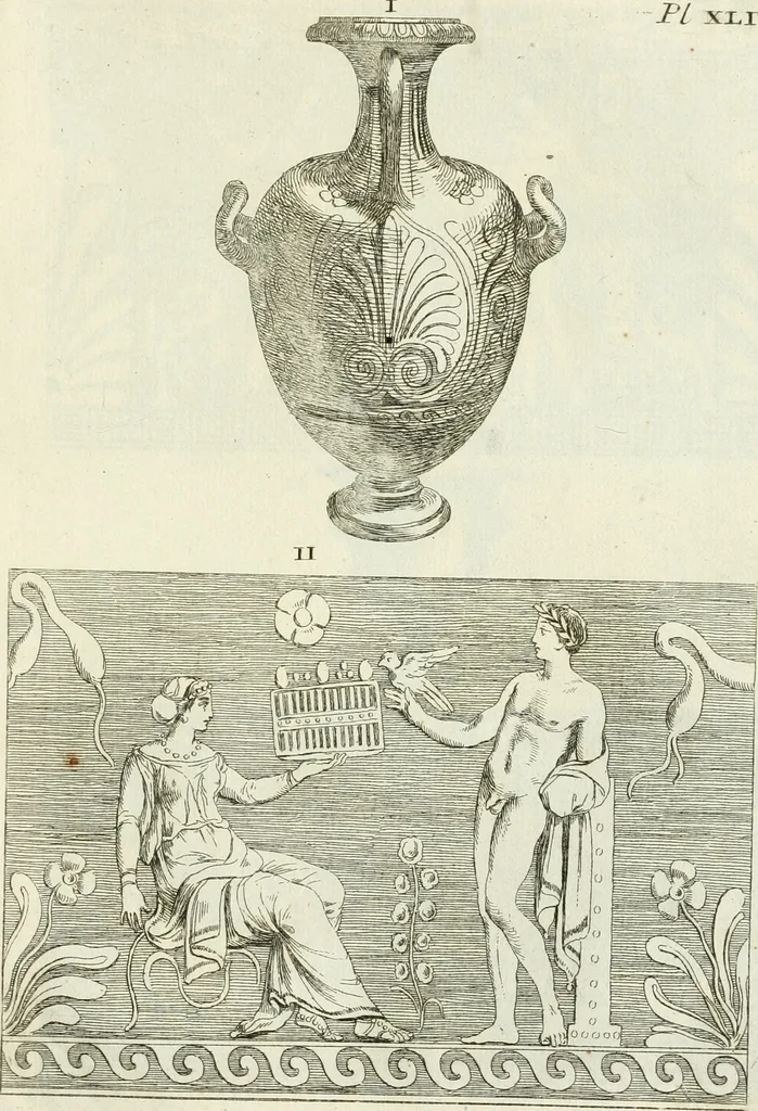An illustration from Recueil d'antiquités egyptiennes, etrusques, grecques et romaines, 1756, leaf 532