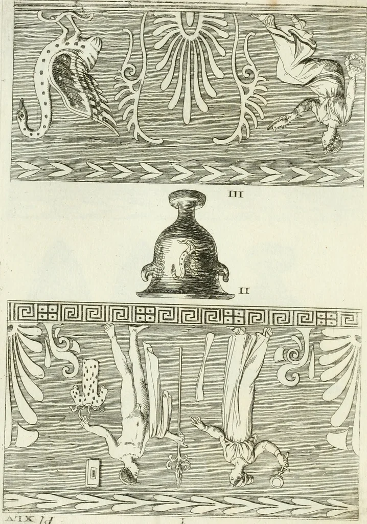 An illustration from Recueil d'antiquités egyptiennes, etrusques, grecques et romaines, 1756, leaf 534
