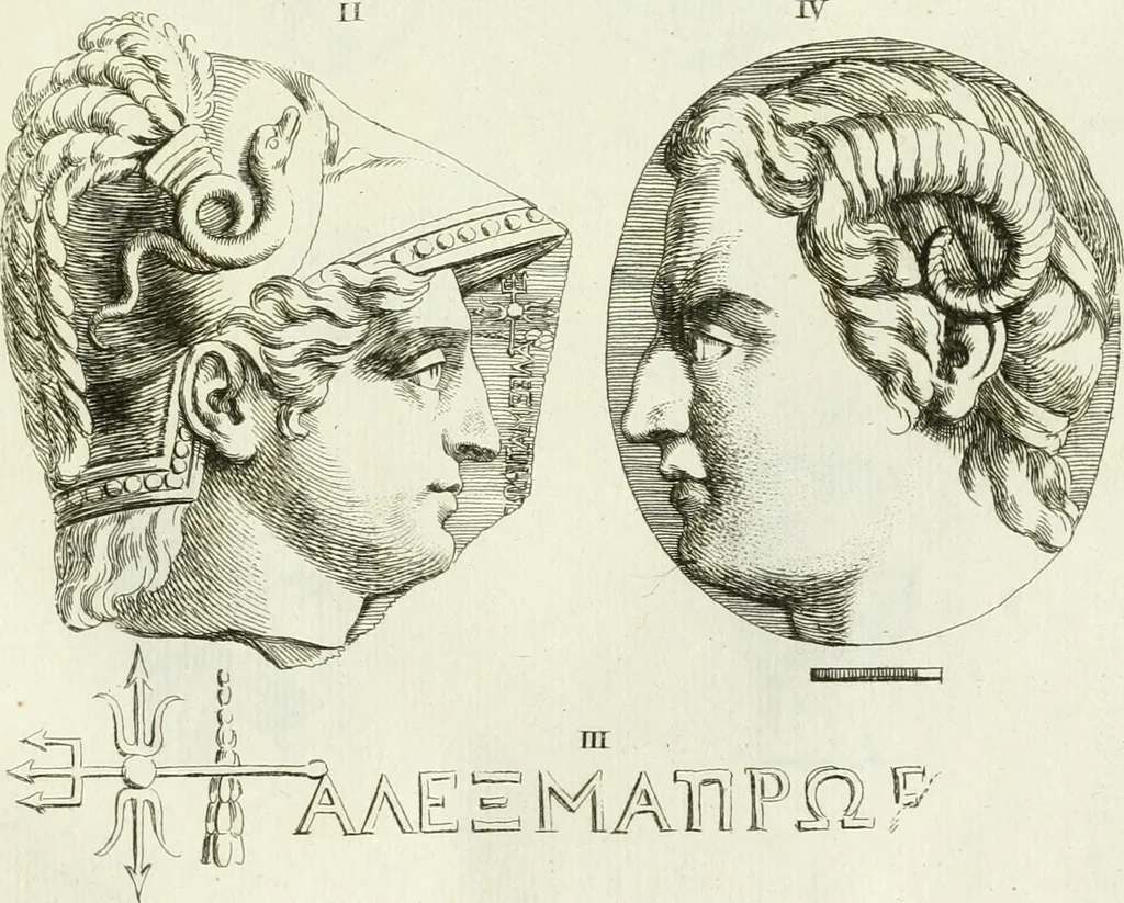 An illustration from Recueil d'antiquités egyptiennes, etrusques, grecques et romaines, 1756, leaf 540