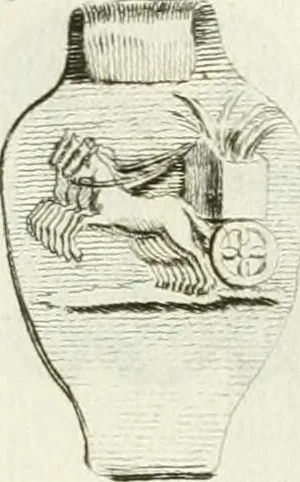 An illustration from Recueil d'antiquités egyptiennes, etrusques, grecques et romaines, 1756, leaf 542