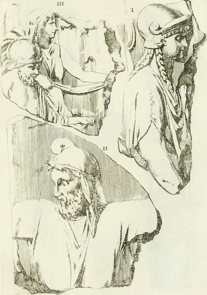 An illustration from Recueil d'antiquités egyptiennes, etrusques, grecques et romaines, 1756, leaf 546