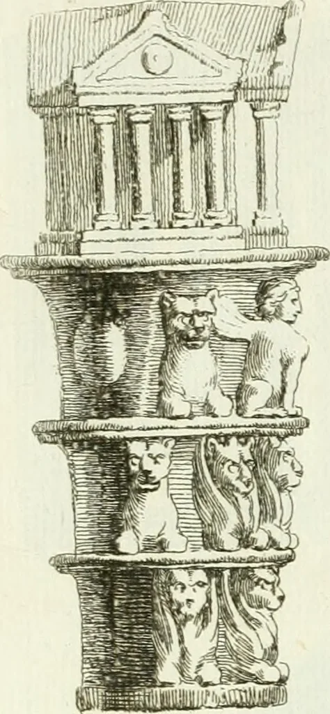 An illustration from Recueil d'antiquités egyptiennes, etrusques, grecques et romaines, 1756, leaf 548