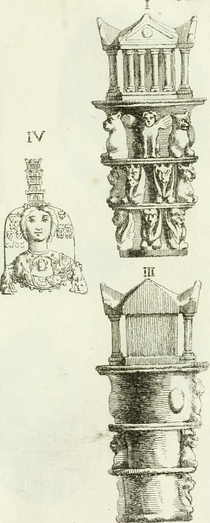 An illustration from Recueil d'antiquités egyptiennes, etrusques, grecques et romaines, 1756, leaf 548