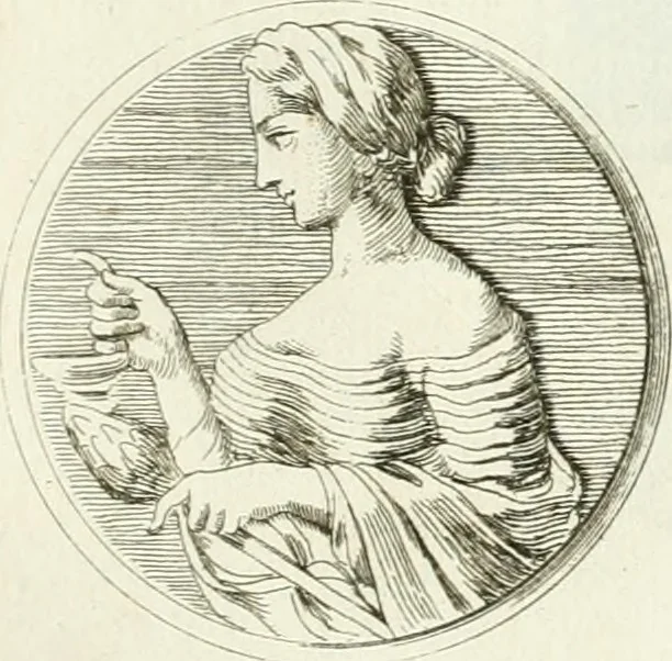 An illustration from Recueil d'antiquités egyptiennes, etrusques, grecques et romaines, 1756, leaf 556