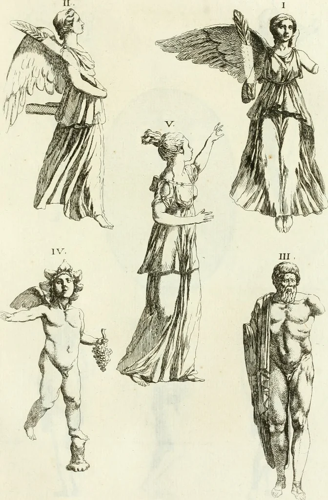 An illustration from Recueil d'antiquités egyptiennes, etrusques, grecques et romaines, 1756, leaf 562