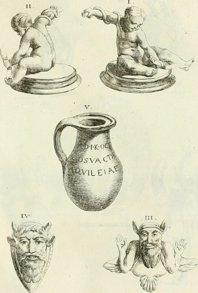 An illustration from Recueil d'antiquités egyptiennes, etrusques, grecques et romaines, 1756, leaf 572