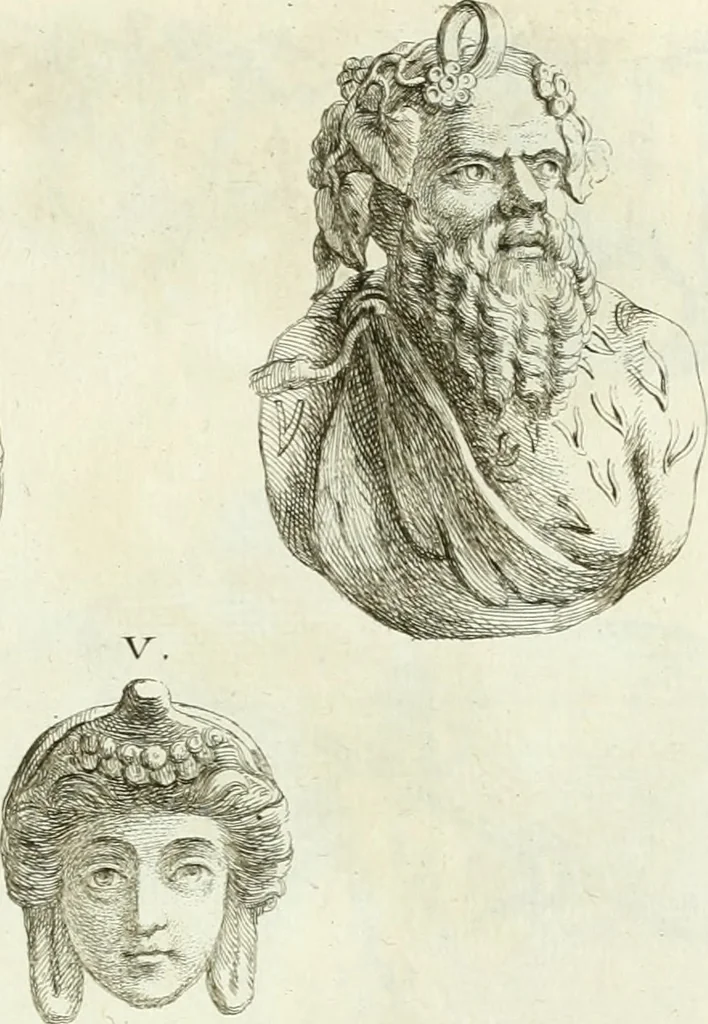 An illustration from Recueil d'antiquités egyptiennes, etrusques, grecques et romaines, 1756, leaf 582