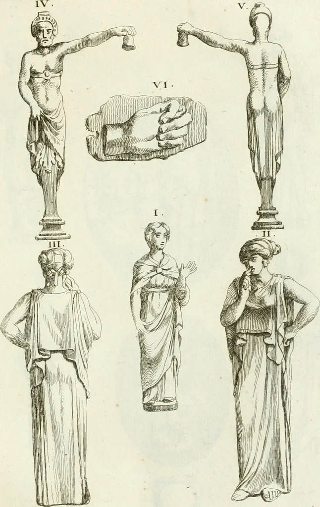 An illustration from Recueil d'antiquités egyptiennes, etrusques, grecques et romaines, 1756, leaf 588