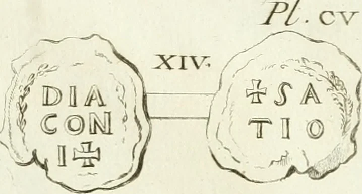 An illustration from Recueil d'antiquités egyptiennes, etrusques, grecques et romaines, 1756, leaf 654