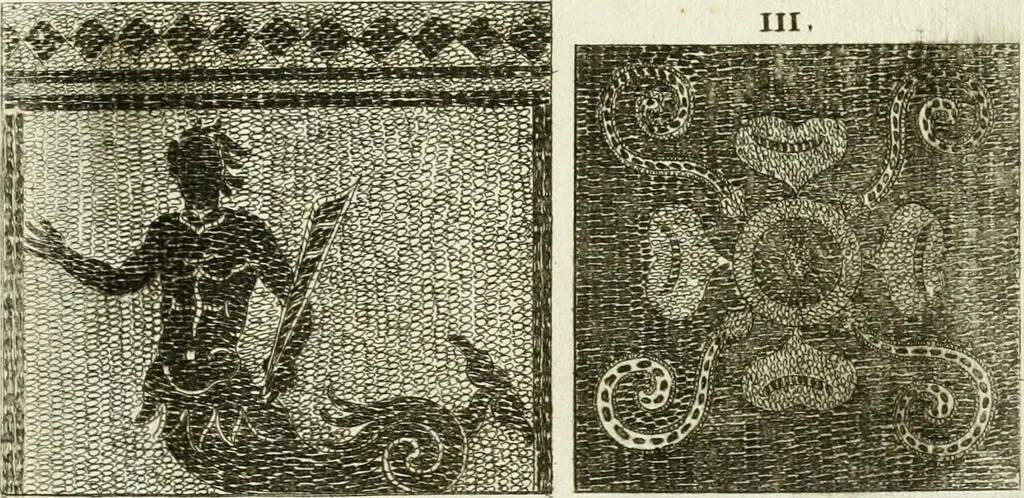 An illustration from Recueil d'antiquités egyptiennes, etrusques, grecques et romaines, 1756, leaf 660
