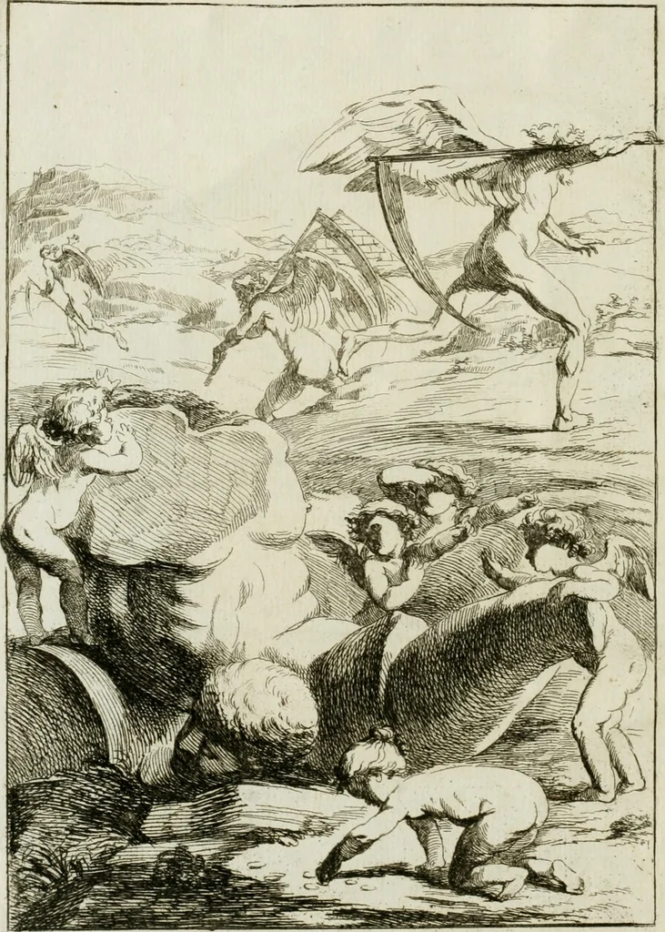 An illustration from Recueil d'antiquités egyptiennes, etrusques, grecques et romaines, 1756, leaf 7