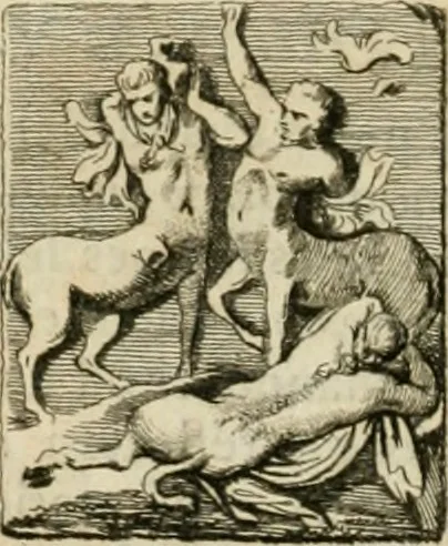 An illustration from Recueil d'antiquités egyptiennes, etrusques, grecques et romaines, 1756, leaf 209