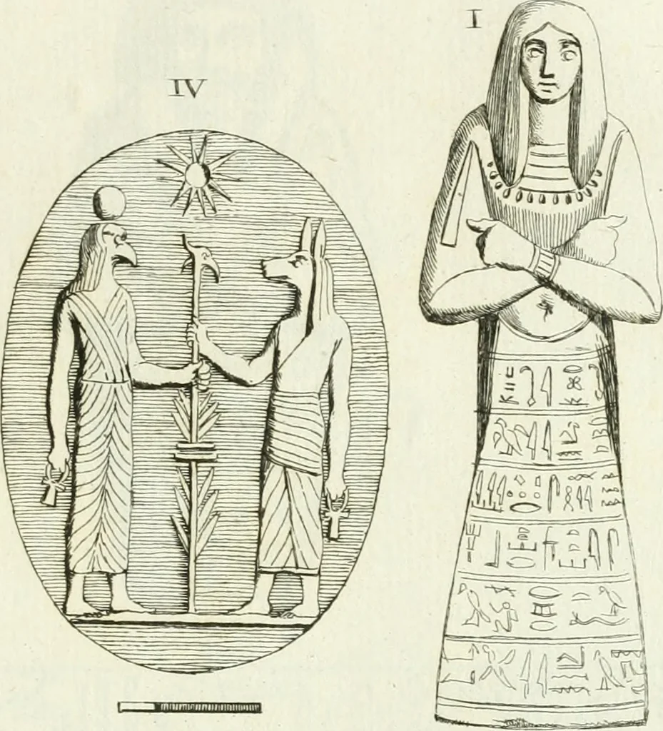 An illustration from Recueil d'antiquités egyptiennes, etrusques, grecques et romaines, 1756, leaf 382