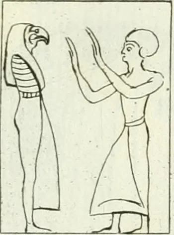 An illustration from Recueil d'antiquités egyptiennes, etrusques, grecques et romaines, 1756, leaf 396