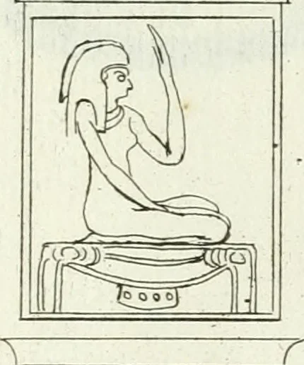 An illustration from Recueil d'antiquités egyptiennes, etrusques, grecques et romaines, 1756, leaf 396