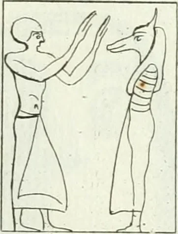 An illustration from Recueil d'antiquités egyptiennes, etrusques, grecques et romaines, 1756, leaf 396