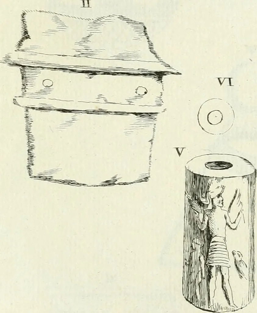 An illustration from Recueil d'antiquités egyptiennes, etrusques, grecques et romaines, 1756, leaf 404