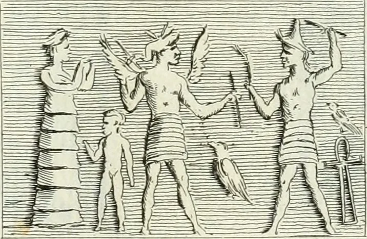 An illustration from Recueil d'antiquités egyptiennes, etrusques, grecques et romaines, 1756, leaf 404