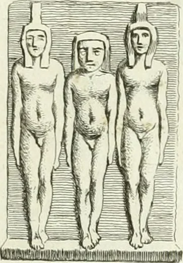 An illustration from Recueil d'antiquités egyptiennes, etrusques, grecques et romaines, 1756, leaf 422