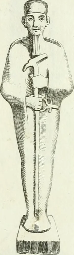 An illustration from Recueil d'antiquités egyptiennes, etrusques, grecques et romaines, 1756, leaf 422
