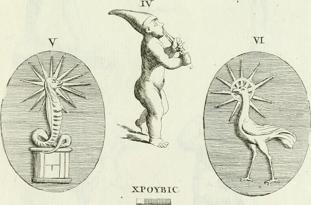 An illustration from Recueil d'antiquités egyptiennes, etrusques, grecques et romaines, 1756, leaf 424