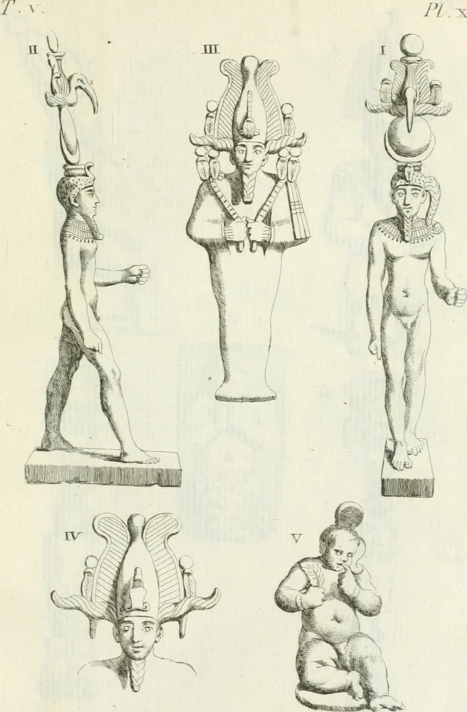 An illustration from Recueil d'antiquités egyptiennes, etrusques, grecques et romaines, 1756, leaf 426