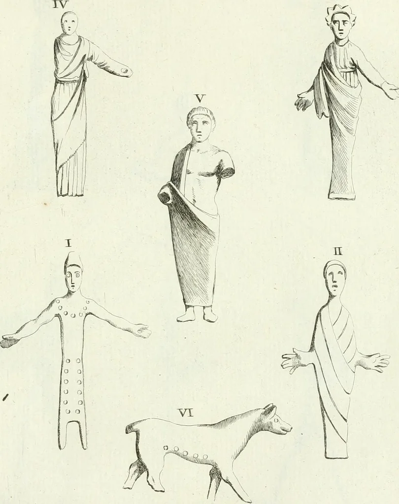 An illustration from Recueil d'antiquités egyptiennes, etrusques, grecques et romaines, 1756, leaf 446