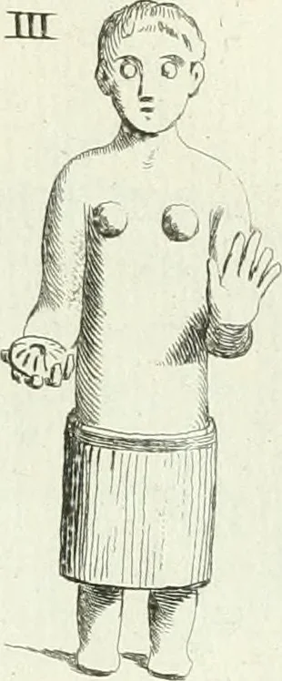 An illustration from Recueil d'antiquités egyptiennes, etrusques, grecques et romaines, 1756, leaf 448